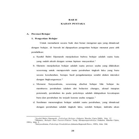 Bab ii kajian pustaka