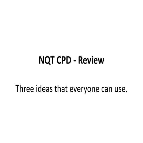 Nqt cpd   review