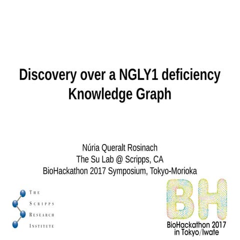 Discovery Over a NGLY1 deficiency Knowledge Graph