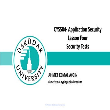 Application Lecurity Lectures by professor