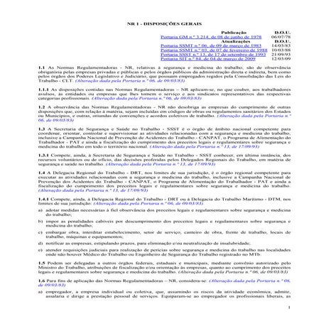 NR 01 até NR 35 em pdf