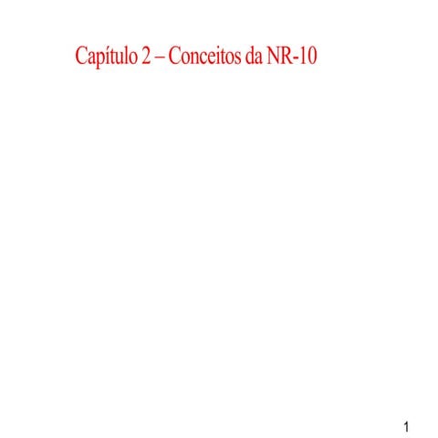 Nr10 conceitos cp2