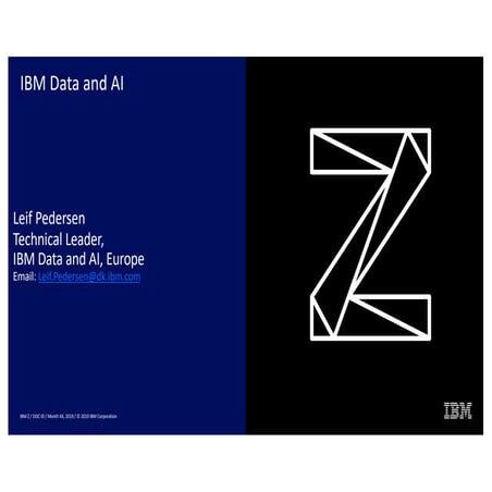 Nrb Mainframe Day z Data and AI - Leif Pedersen