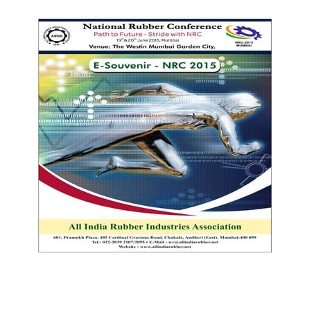National Rubber Conference (NRC) Mumbai 2015 E-Souvenir