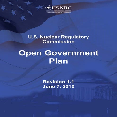 NRC Open Gov Plan