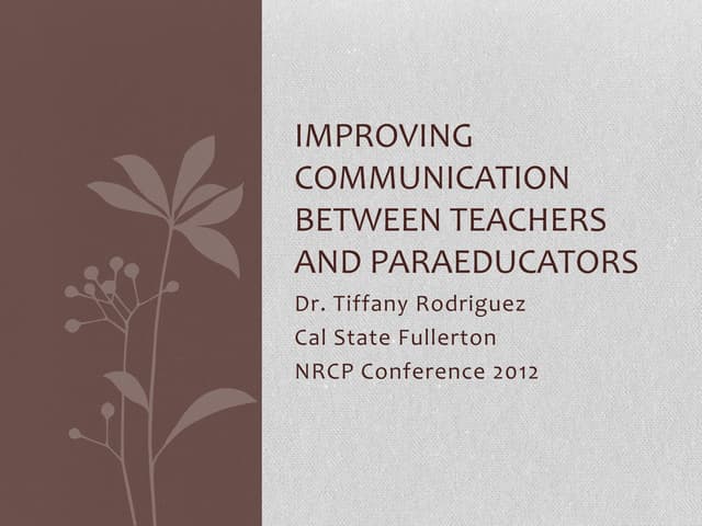 Nrcp communication