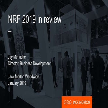 NRF 2019 in review