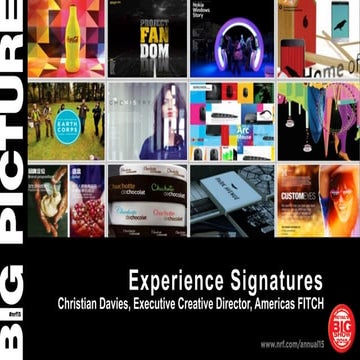 Experience Signatures - NRF 2015
