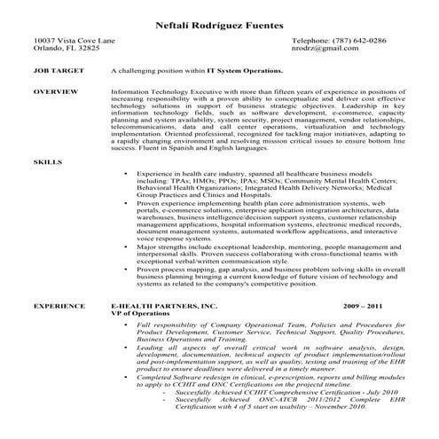 NRF HIT Resume