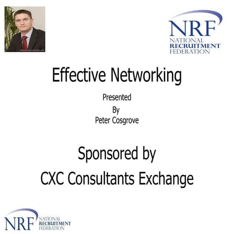NRF - Effective Networking