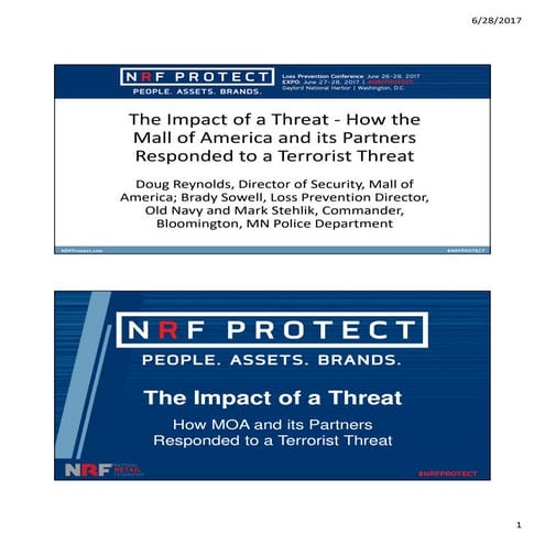 The Impact of a Threat - How the Mall of America and its Partners Responded t...