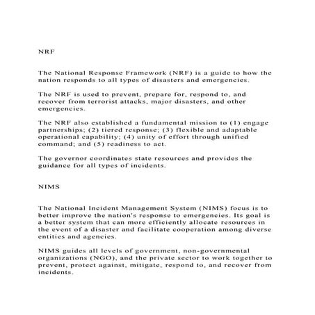 PPD-8 National Preparedness System | PDF