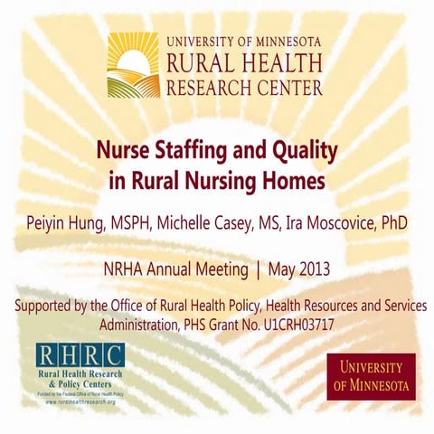 NRHA 2013 Nursing Home Quality