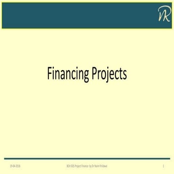 financing projects