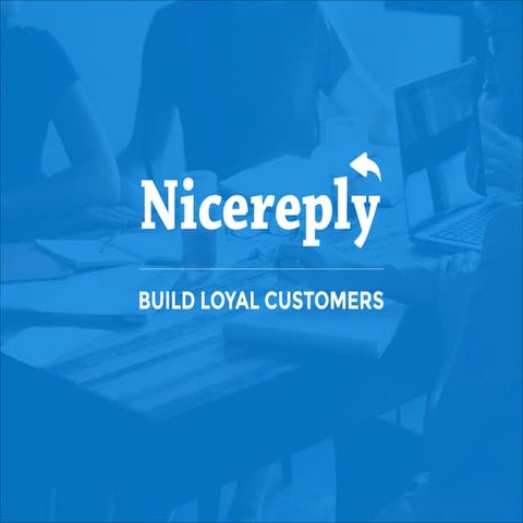 Nicereply Pitch Deck 2016
