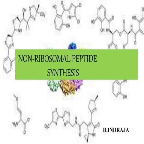non ribosomal peptide synthesis (molecular biology)