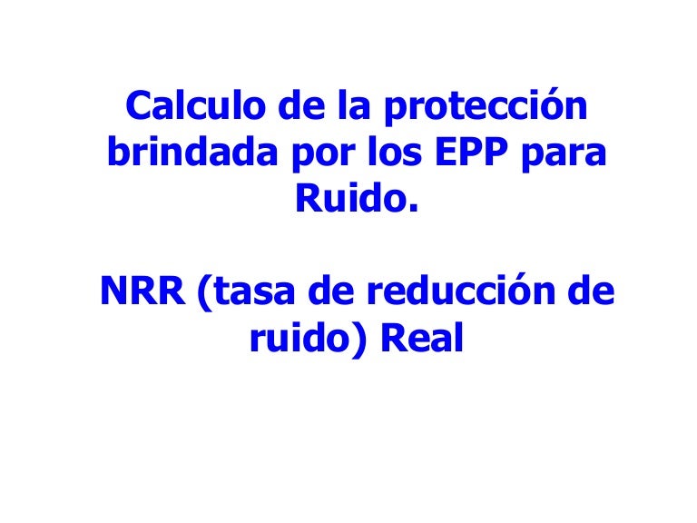 Nrr Calculado