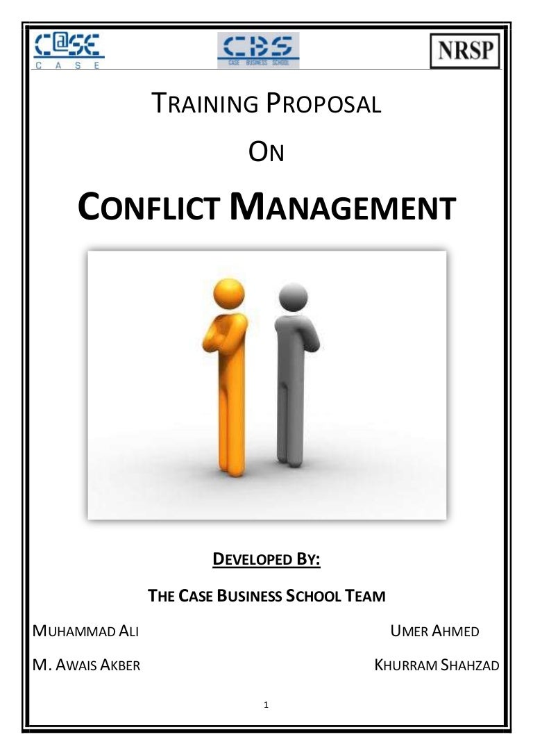 Nrsp Conflict Management Proposal