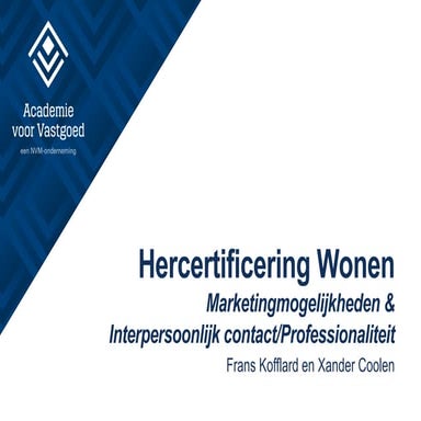 NRVT hercertificeringscursus