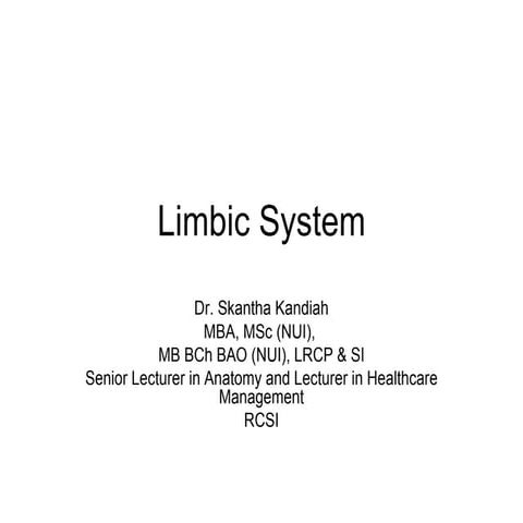 Ns11 Limbic System