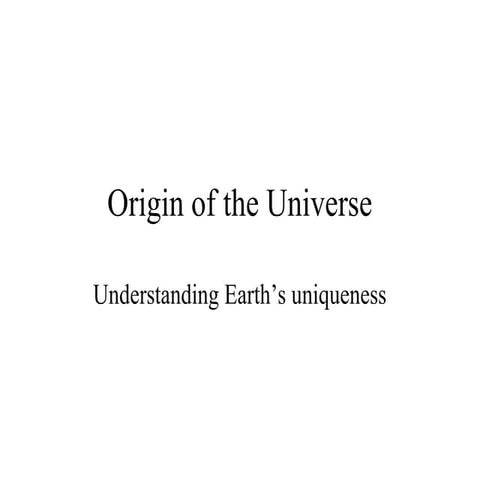 Ns1 origin of universe