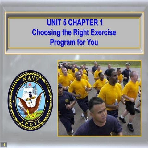 5.1 Choosing the Right Exeercise Program for You