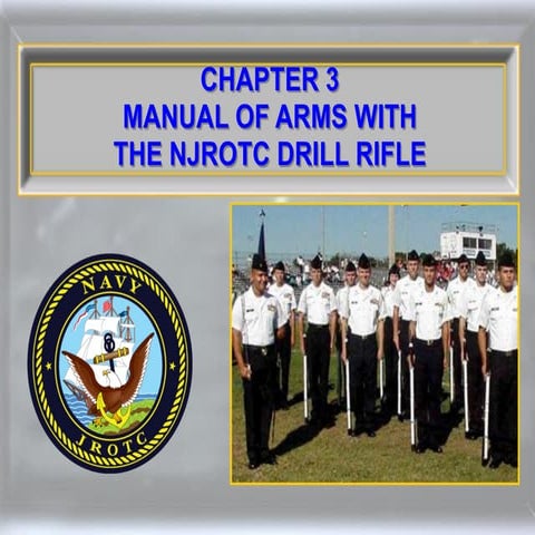 NS2 Manual of Arms with NJROTC Drill Rifle
