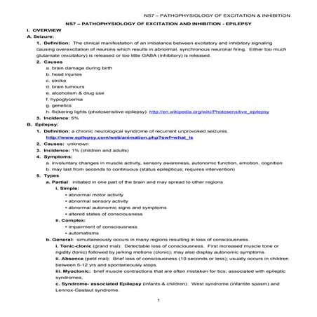 Ns7   Pathophysiology Of Excitation Inhibition Updated