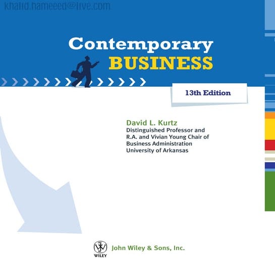 Contemporary business 13th edition 