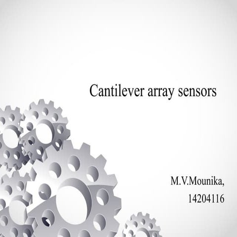 cantilever array sensors