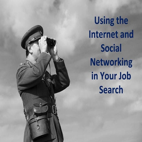Using the Internet and Social Networking in Your Job Search