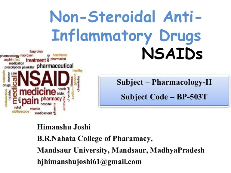 Nonsteroidal Anti Inflammatory Drugs Nsaids