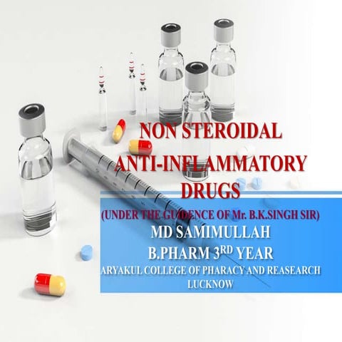 NSAIDs (Non Steroidal Anti inflammatory Drugs) | PPTX