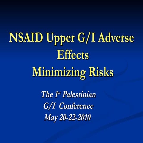 Nsaid upper gi nomber (2) | PPT
