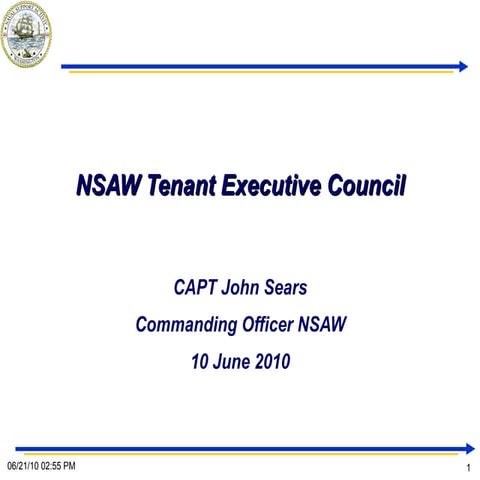10 JUN 10 Tenant Executive Council