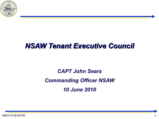 10 JUN 10 Tenant Executive Council