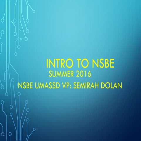 Intro to NSBE