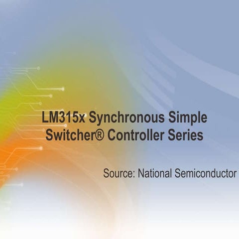 LM315x Synchronous Simple Switcher® Controller Series | PPT