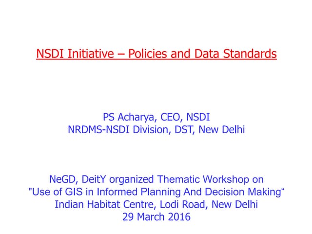 NSDI_ Concepts and Components | PPT | Databases | Computer Software and ...