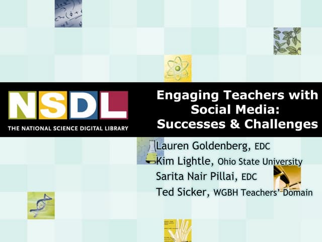 Engaging Teachers With Social Media