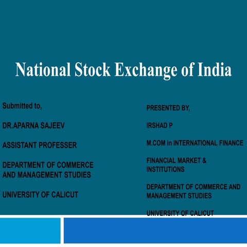 National Stock Exchange of India