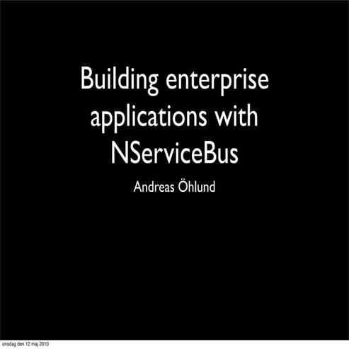 NServiceBus Alt.Net 20100511