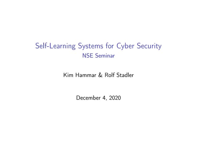 Nse seminar 4_dec_hammar_stadler