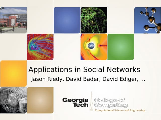 Social Network Applications
