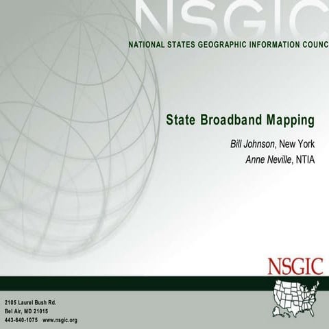 Broadband Mapping Session