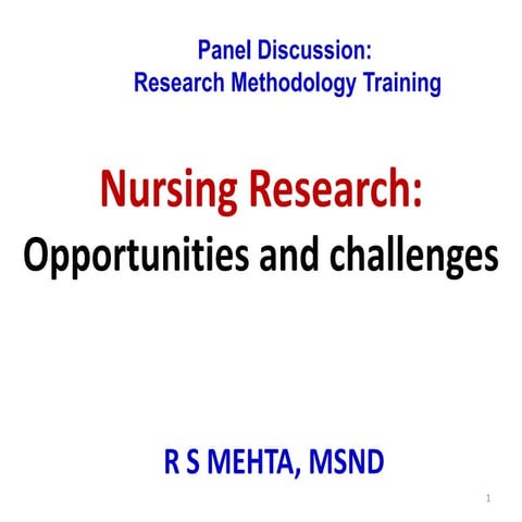Nsg research opportunities and challanges