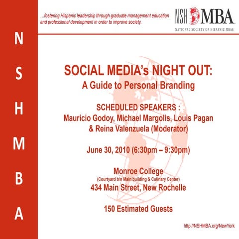 NSHMBA NY - Social Media's Night Out