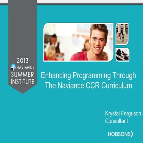 Enhancing Programming through Naviance CCR | PPTX | College Education ...