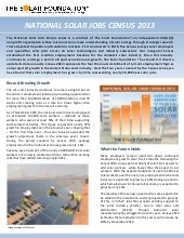 National Solar Jobs Census 2013 Fac...
