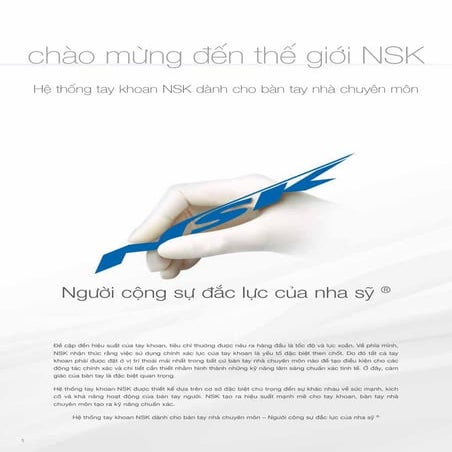 NSK Catalogue 2014 - Hệ thống tay khoan
